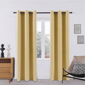 Pickluc Blackout Curtain Panels with Grommet, Light Blocking Drapes for Bedroom, Thermal Insulated, Noise Reduction, Privacy Protection, 42…
