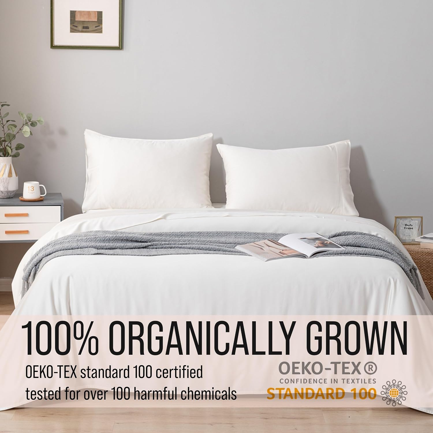 Bella Coterie Luxury Bamboo Viscose Twin Size Sheet Set | 100% Organically Grown | Ultra Soft | Cooling for Hot Sleepers | 18" Deep…