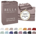 Bella Coterie Luxury Bamboo Viscose Split King Size Sheet Set | 2 Fitted Sheets for Sleep Number & Adjustable Beds | 100% Organically…