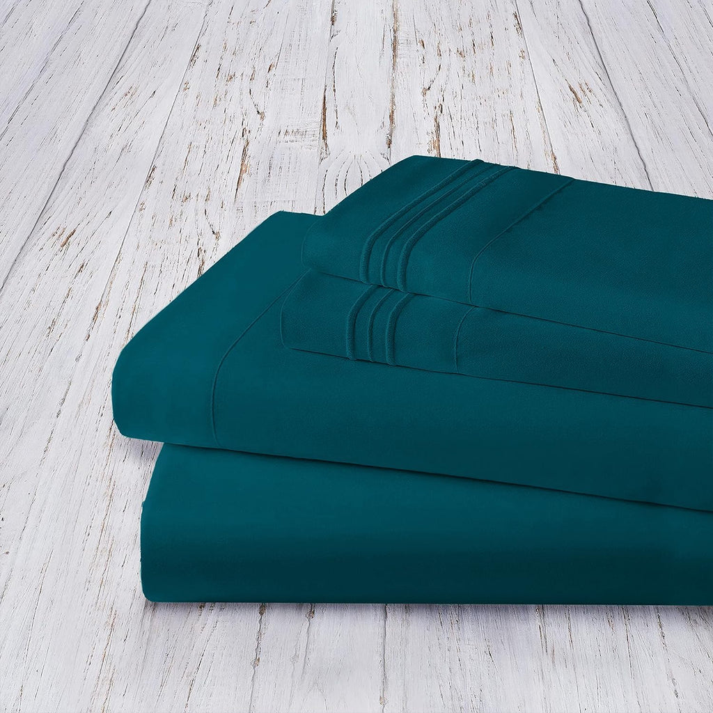 MocassiLuxuryBedding Mocassi Twin XL Sheet Set - Luxury Hotel 1800 Premier Bedding Sheets & Pillowcases - Ultra Soft Breathable & Cooling B…
