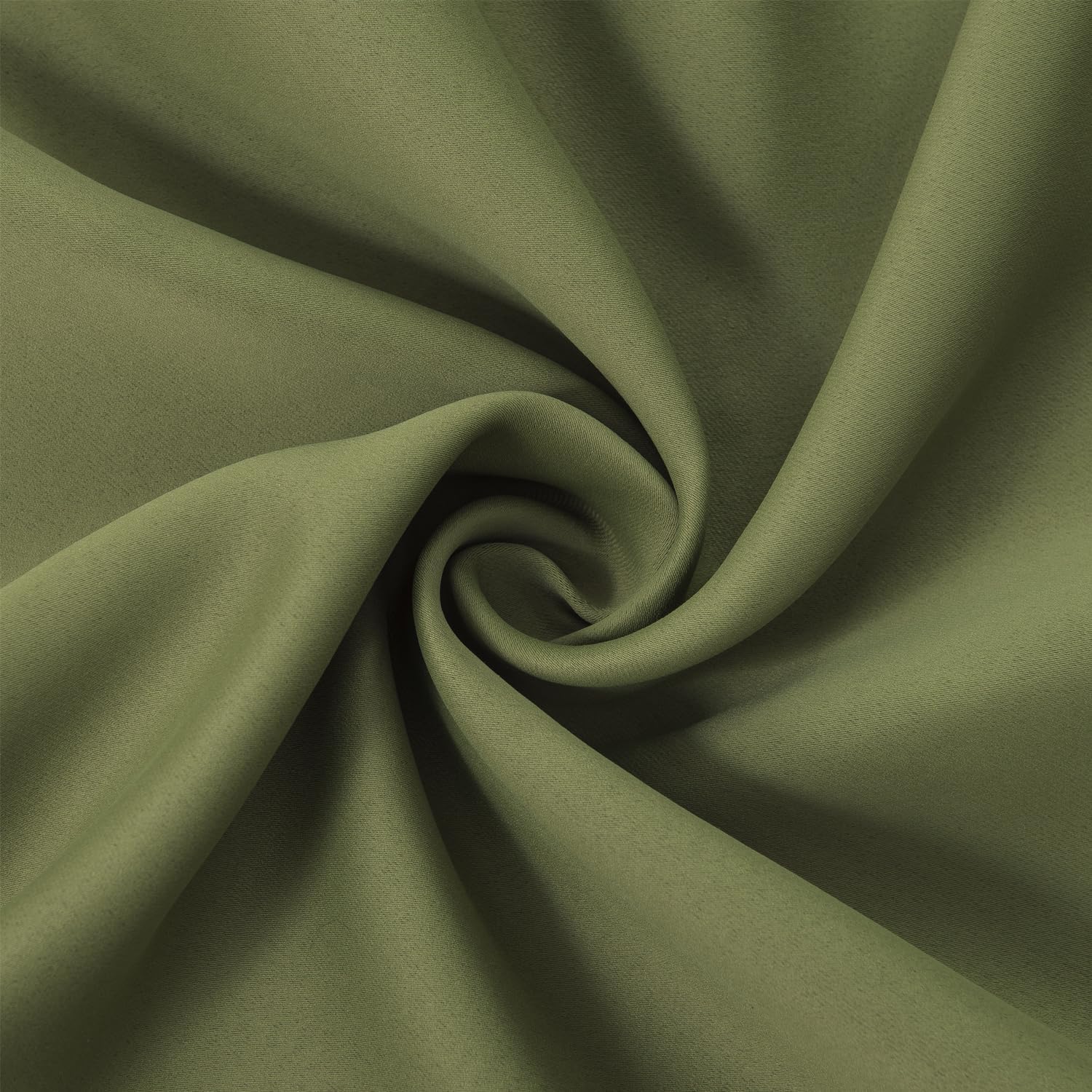 Lemomo Olive Green Blackout Curtains 42 x 63 Inch Length/Set of 2 Curtain Panels/Thermal Insulated Room Darkening Blackout Curtains for Bed…