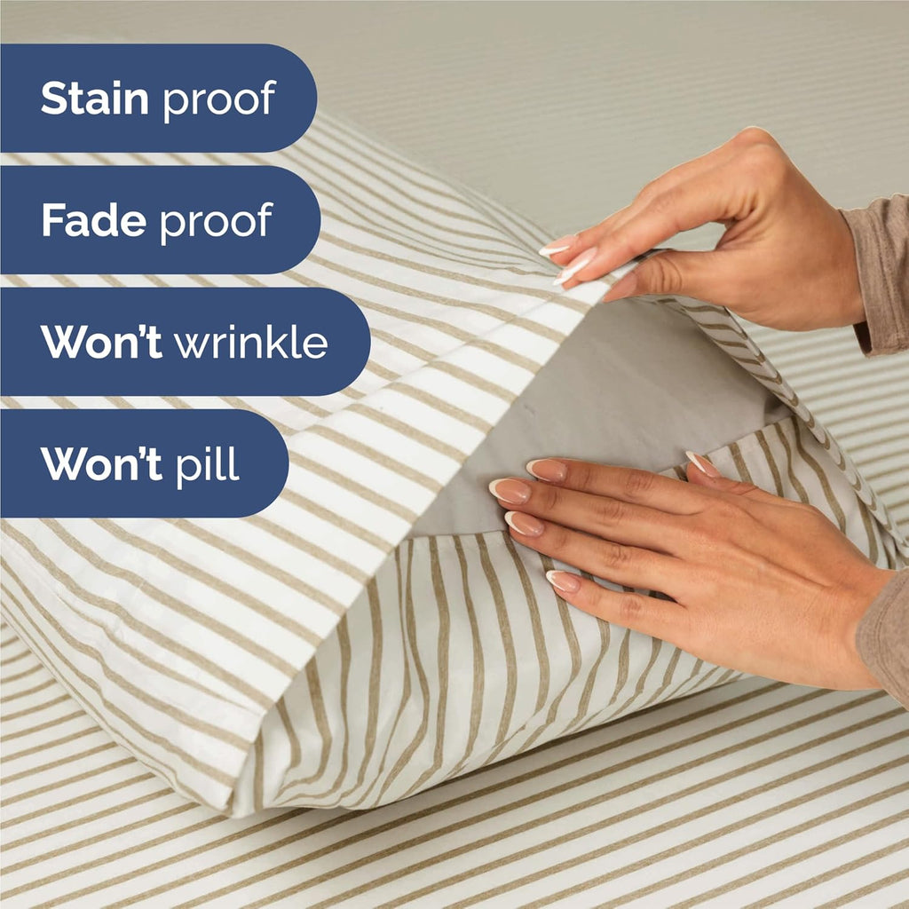 King Size 4 Piece Sheet Set - Comfy Breathable & Cooling Sheets - Hotel Luxury Bed Sheets for Women & Men - Deep Pockets, Easy-Fit, Soft…