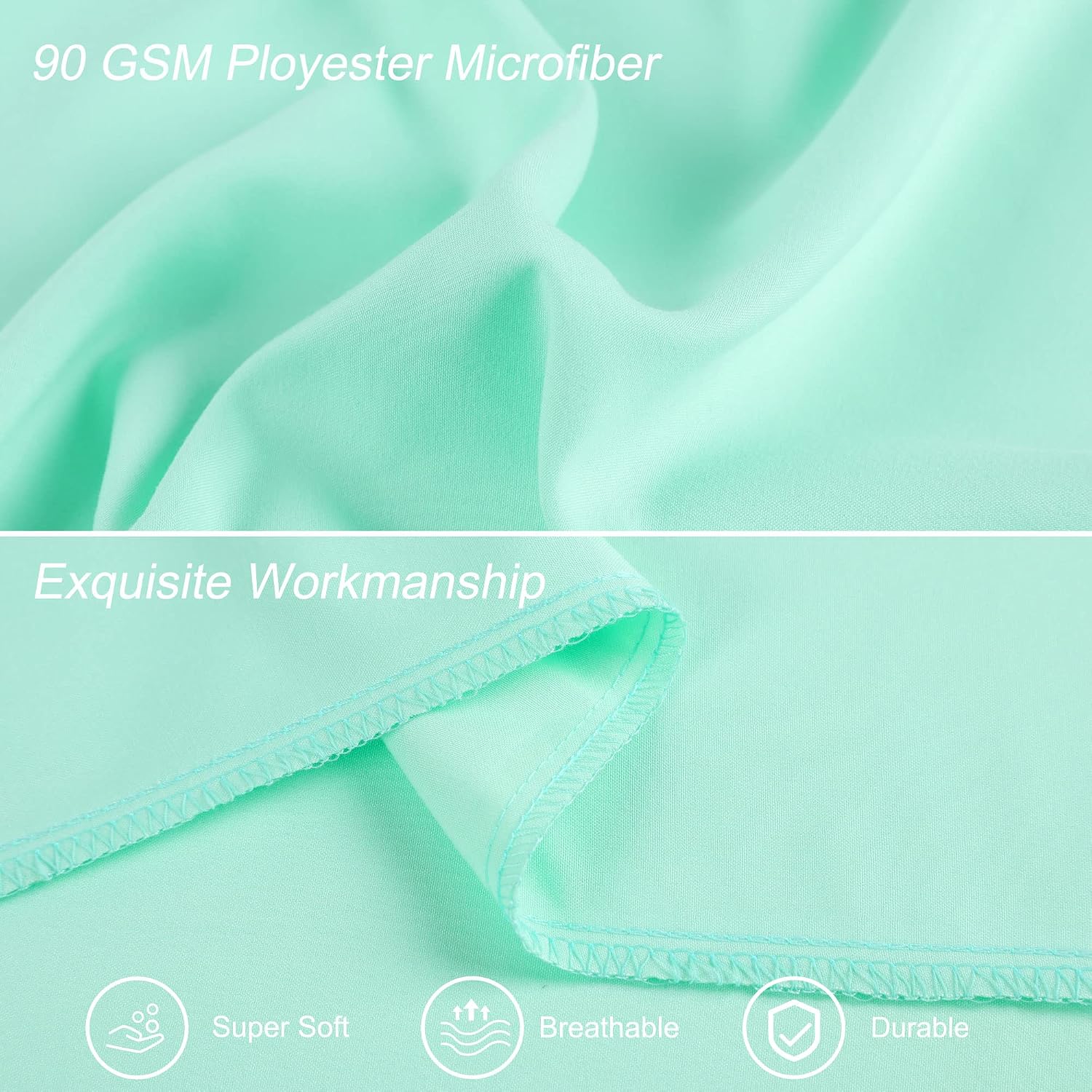 uxcell 100% Microfiber Body Pillow Cover | 1800 Thread Count Pillowcase | Soft Pillow Case with Envelope Closure | 90 GSM Ployester | No Wr…
