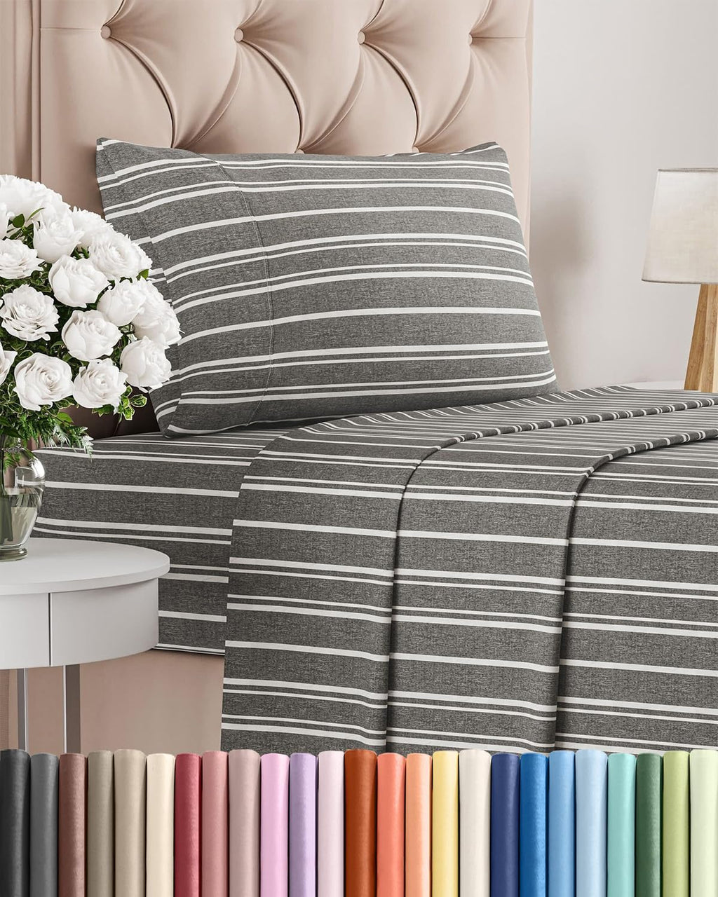Twin Size 3 Piece Sheet Set - Comfy Breathable & Cooling Sheets - Hotel Luxury Bed Sheets for Women & Men - Deep Pockets, Easy-Fit, Soft…