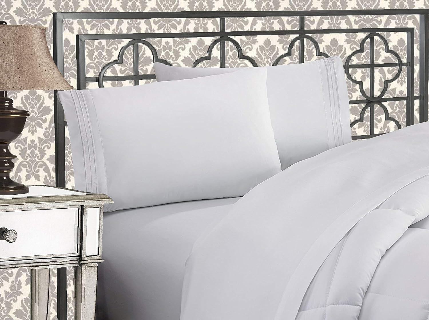 Elegantcomfort Elegant Comfort 1500 Premier - Wrinkle Resistant - Hotel Quality Ultra Soft Luxurious 4 pcs Bed Sheet Set, Deep Pocket Up to…