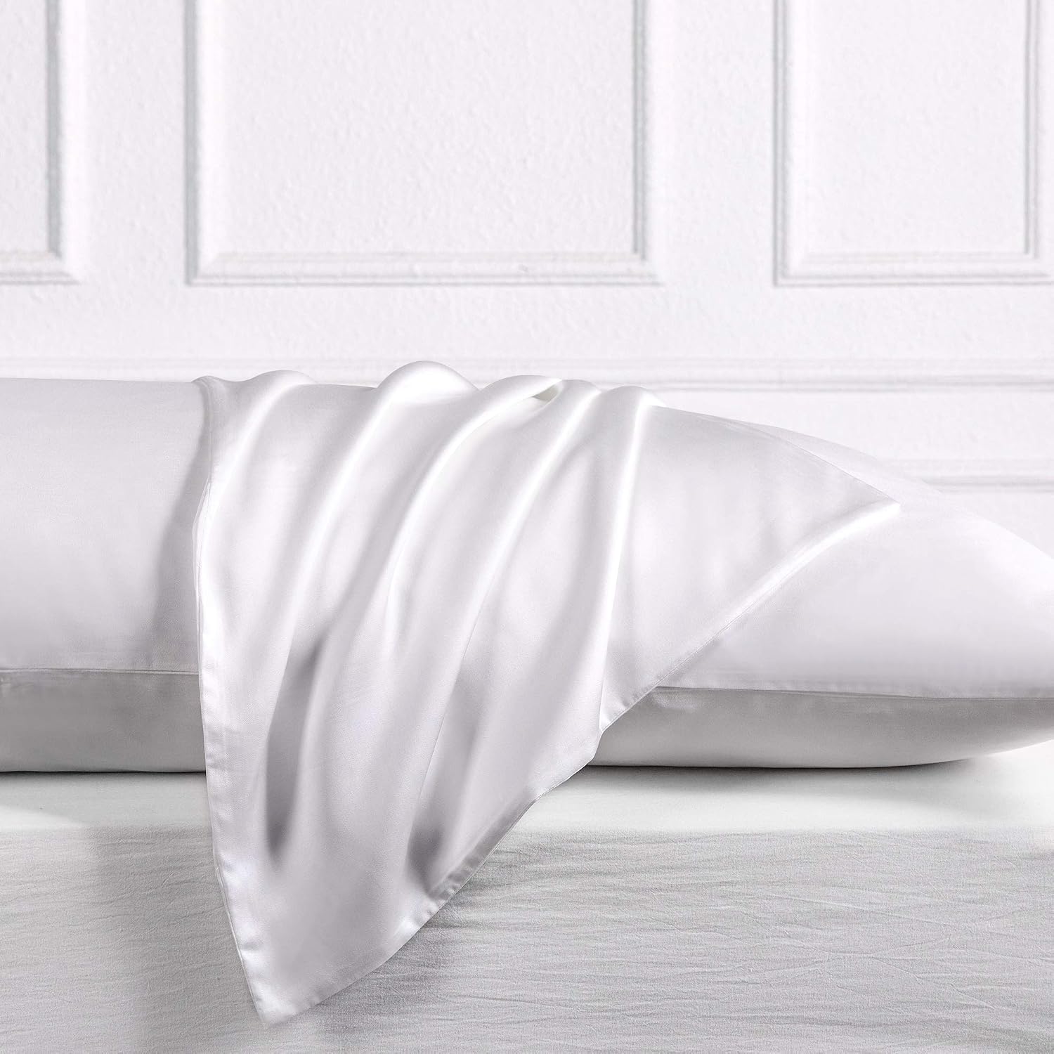 Oubonun 100% Cotton Body Pillowcase - 800 Thread Count/21x54, Moisture Absorbent and Breathable, Hotel Body Pillow Cover for All Seasons, W…