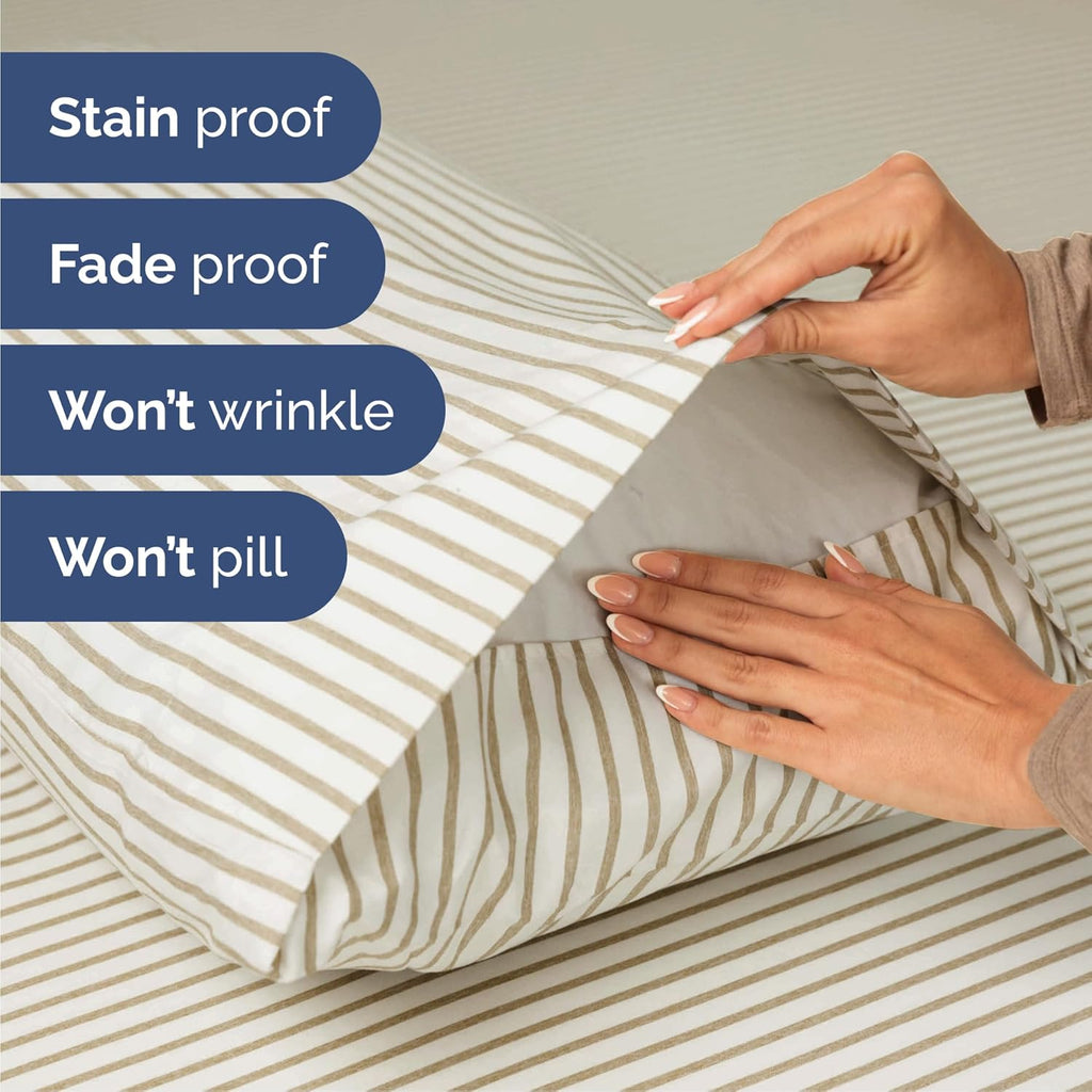 Cal King Size 4 Piece Sheet Set - Comfy Breathable & Cooling Sheets - Hotel Luxury Bed Sheets for Women & Men - Deep Pockets, Easy-Fit…