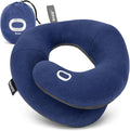 BCOZZY Travel Neck Pillow for Airplane – Patented Double Support for Head, Neck, and Chin. Best for Long Flights, Plane Sleeping, and Car…