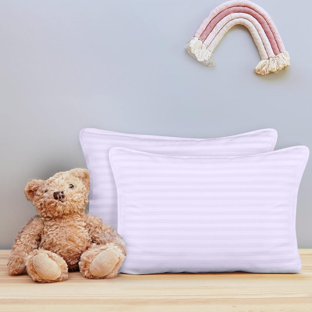 Utopiabedding Utopia Bedding Toddler Pillow (Lavendar, 2 Pack), 13x18 Small Kids Pillow for Sleeping, Soft and Breathable Cotton Blend Shel…