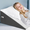 DiffPacky 12 inch Bed Wedge Pillow for Sleeping, Reading & Resting, Cooling Memory Foam Incline Pillow Wedge for Adults Seniors, Ide…