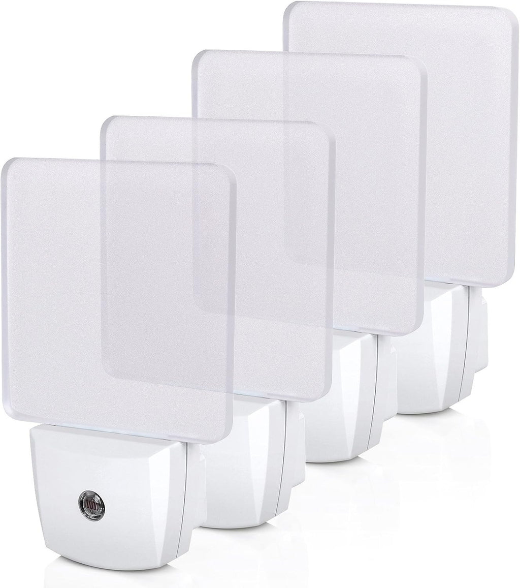 DEWENWILS Night Lights Plug into Wall, Plug in LED Night Lights with Dusk to Dawn Sensor, Cool White Nightlight for Bathroom, Hallway…