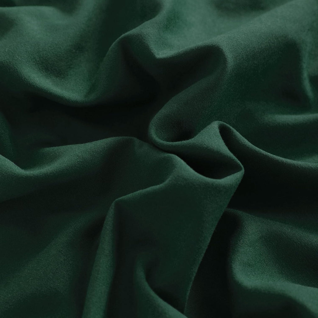 Ntbay King Pillowcase Set - 2 Pack Brushed Microfiber 20x36 Pillowcases - Soft, Wrinkle-Free, Fade-Resistant, Stain-Resistant, Dark Green P…
