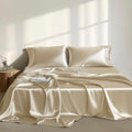 Madisonpark Madison Park Satin Sheets Twin Size, Luxurious Silky Bed Sheets, Elastic 14" Pocket fits up to 16" Mattress, Wrinkle-Free, Soft…