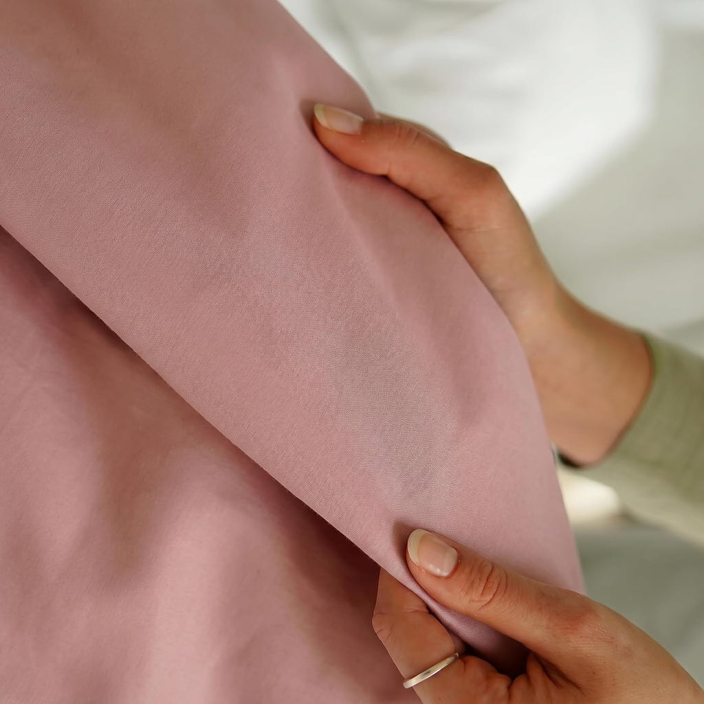 Perupima Peru Pima 415 Thread Count Percal King Sheet Set - 100% Peruvian Pima Cotton, 4 Piece (Flat, Fitted, 2 Pillowcases) - Cooling, Cri…