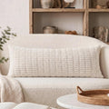 Fancy Homi Decorative Throw Pillow Covers for Bed Couch Bedroom Bench, Soft Corduroy Solid Pillow Case, Rustic Farmhouse Boho Room…
