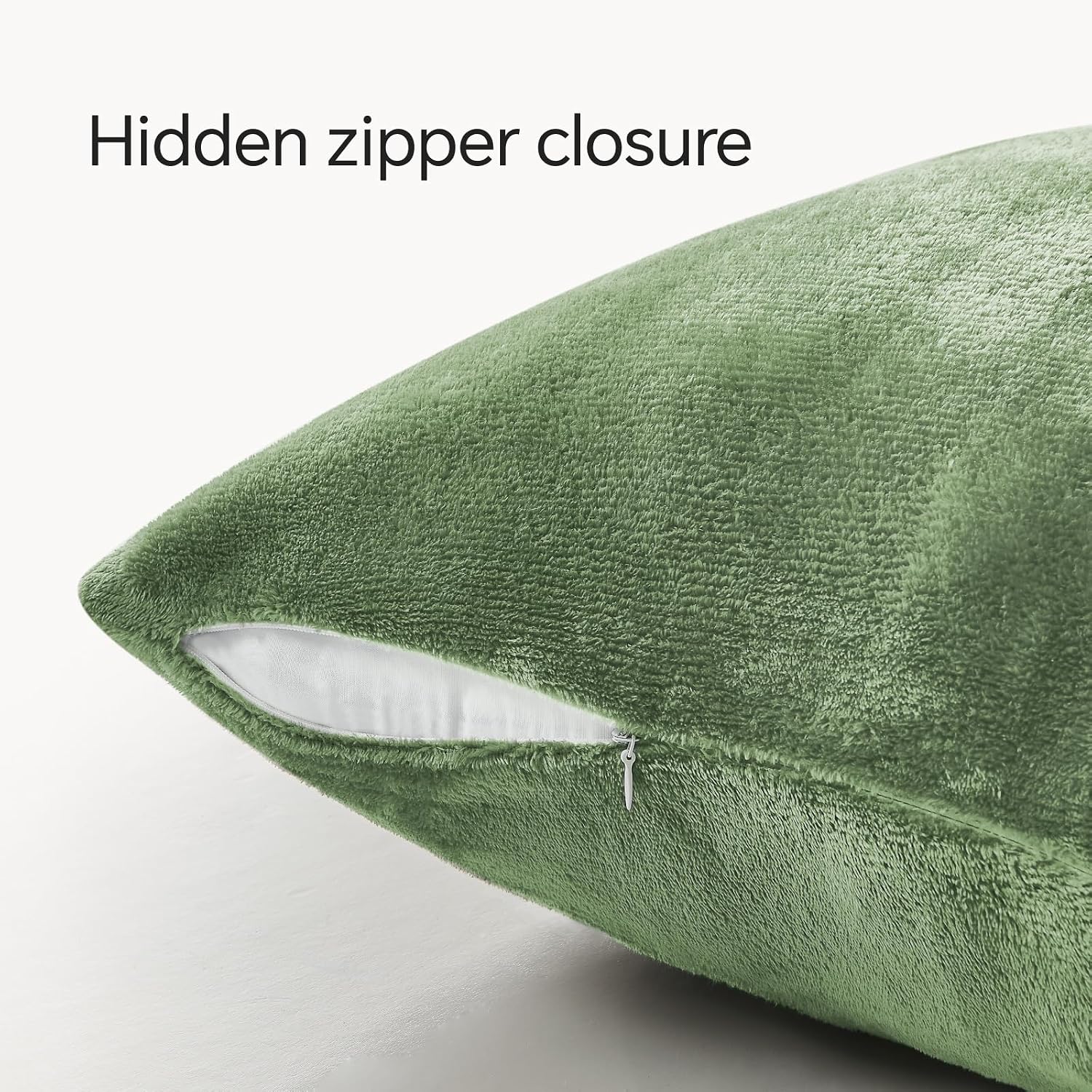 Bedelite Velvet Pillow Covers 26x26 with Zipper, 2 Pack Super Soft Square Pillow Covers for Bedroom, Sofa, Luxury Cozy Fleece Pillowcases f…