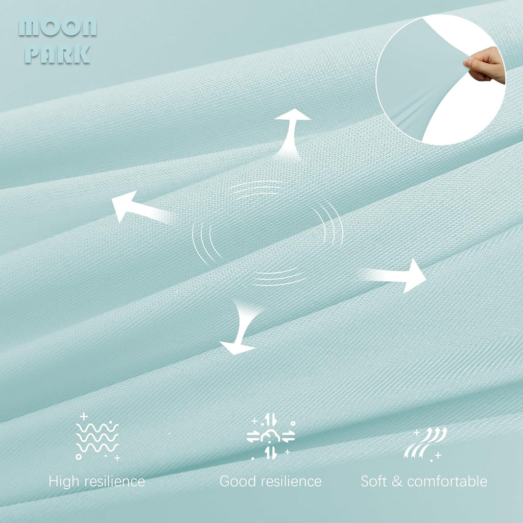 Moonpark MOON PARK Pregnancy Pillows for Sleeping - U Shaped Full Body Maternity Pillow with Removable Cover - Support for Back, Legs, Bell…