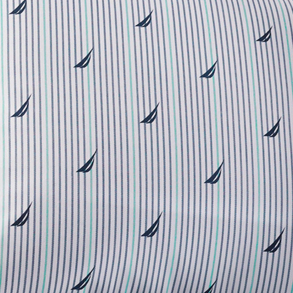 Nautica Twin Size Sheet Set, Crisp & Tailored Cooling Sheets with a Smooth Cotton Percale Lightweight Feel - Bed Sheets with Matching Pillo…