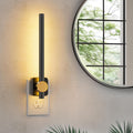 Llohasled L LOHAS LED Night Light, [2-Pack] Night Lights Plug into Wall, Dimmable Night Light 0-200LM, Nightlights Black and Gold Vanity Ni…