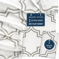 LANE LINEN Twin XL Fitted Sheet, 100% Organic Cotton 2-Piece Set (1 Fitted Sheet,1 Pillowcase), Percale Weave, Bottom Sheet, Soft…
