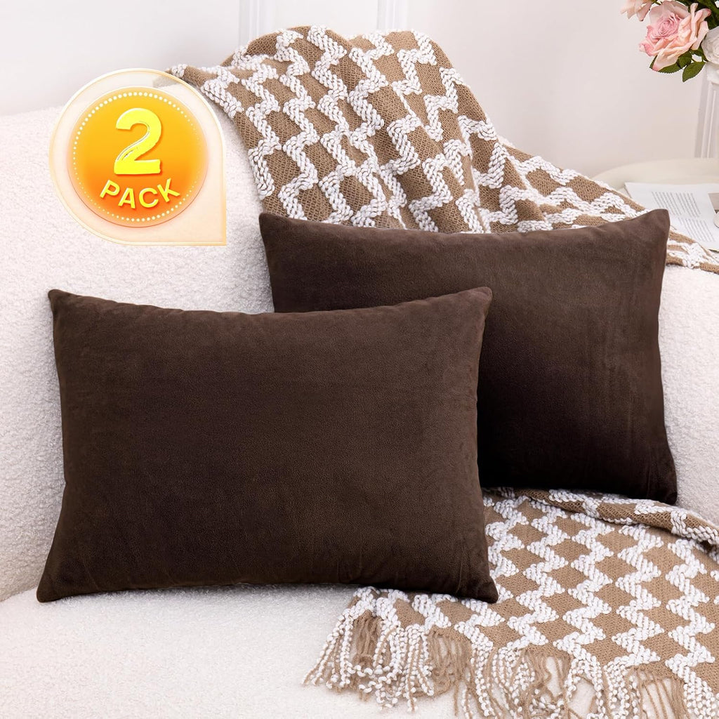 1 MIDDLE ONE 2 Pack Small Pillow, 16 X 12 Inches, Memory Foam Mini Pillow for Travel, Camping, Sleeping, Nap and Neck, Knee, Lumbar…