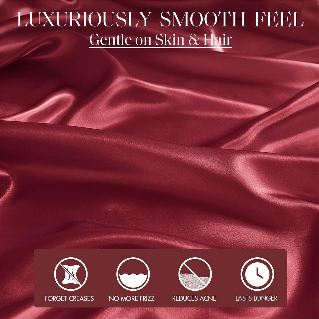 Madisonpark Madison Park Essentials Satin Sheet Set Luxury and Silky with Natural Sheen, Elastic 14" Pocket fits up to 16" Mattress, All Ar…