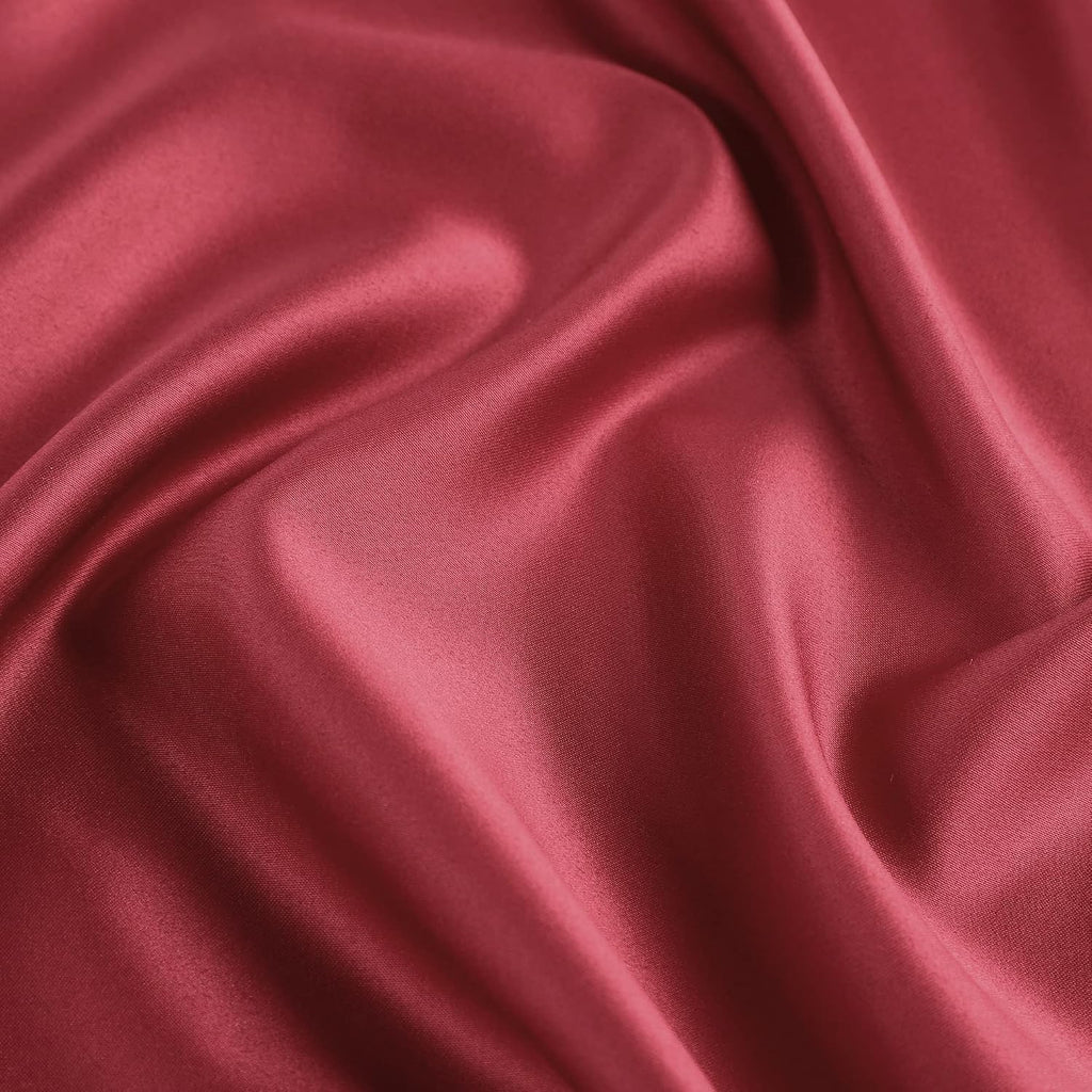 uxcell 2 Pack Silk Satin Pillowcase for Hair and Skin, Cool, Silky, Soft Breathable Pillow Cases Standard Size 20x26 Inch Sateen Pillowcase…