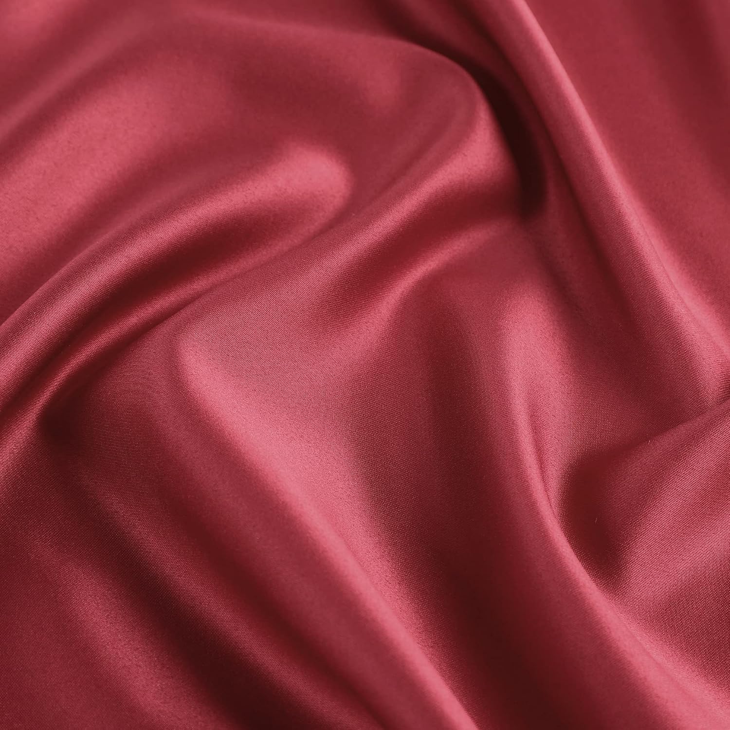 uxcell 2 Pack Silk Satin Pillowcase for Hair and Skin, Cool, Silky, Soft Breathable Pillow Cases Standard Size 20x26 Inch Sateen Pillowcase…