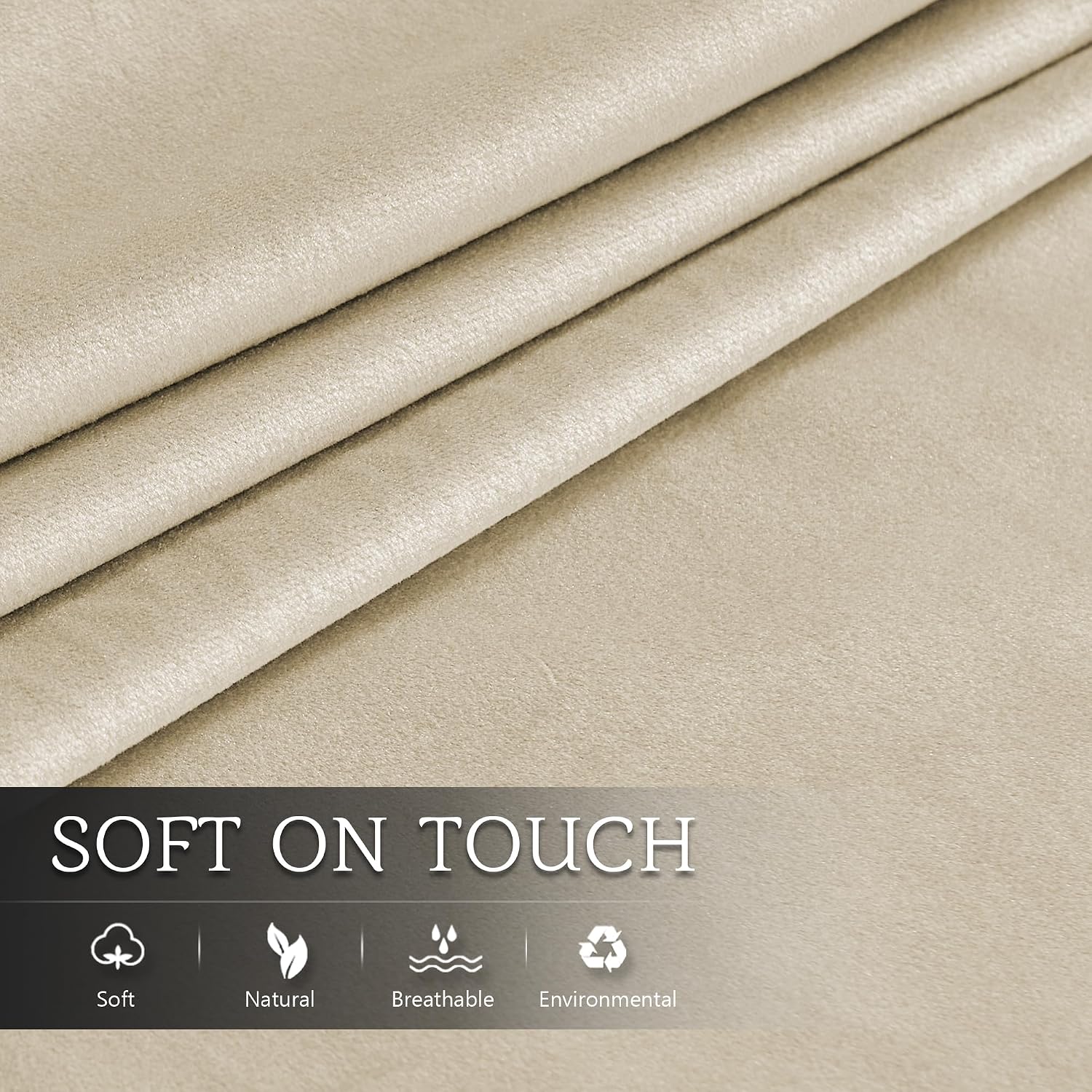 StangH Beige Velvet Body Pillow Cover Super Soft Large Pillowcase for Pregancy/Baby, Home Decoration for All Seasons Sofa Bedroom Theater,…