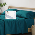 Mayfair Linen 100% Organic Cotton Sheets California King Size - 4 PC Organic Cotton Cal King Size Percale Weave Sheet Set, Soft, Cooling…