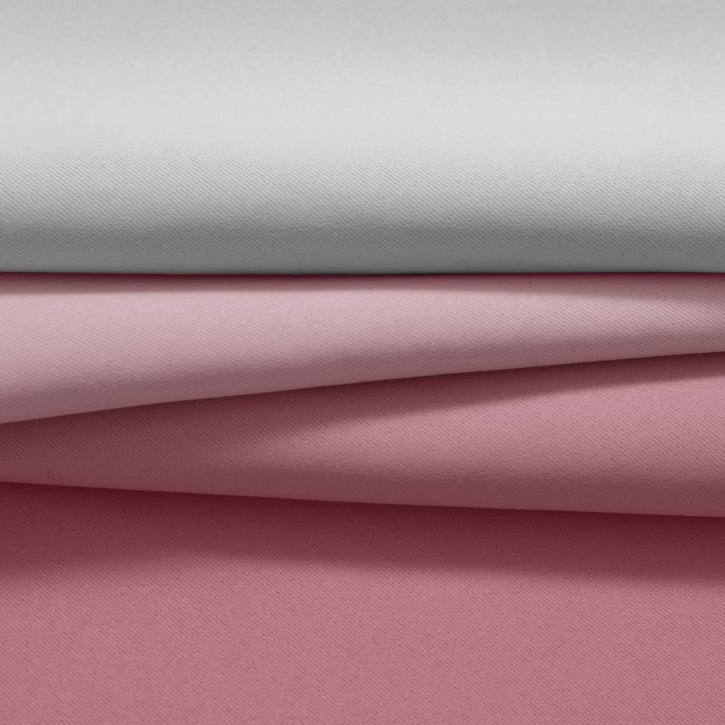 Yakamok Room Darkening Gradient Color Ombre Curtains 84 Inch Length, Thermal Insulated Grommet Window Drapes for Living Room/Bedroom (Pink…