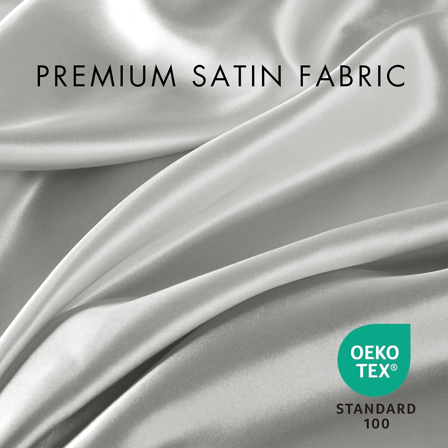 Madisonpark Madison Park Essentials Satin Sheet Set Luxury and Silky with Natural Sheen, Elastic 14" Pocket fits up to 16" Mattress, All Ar…
