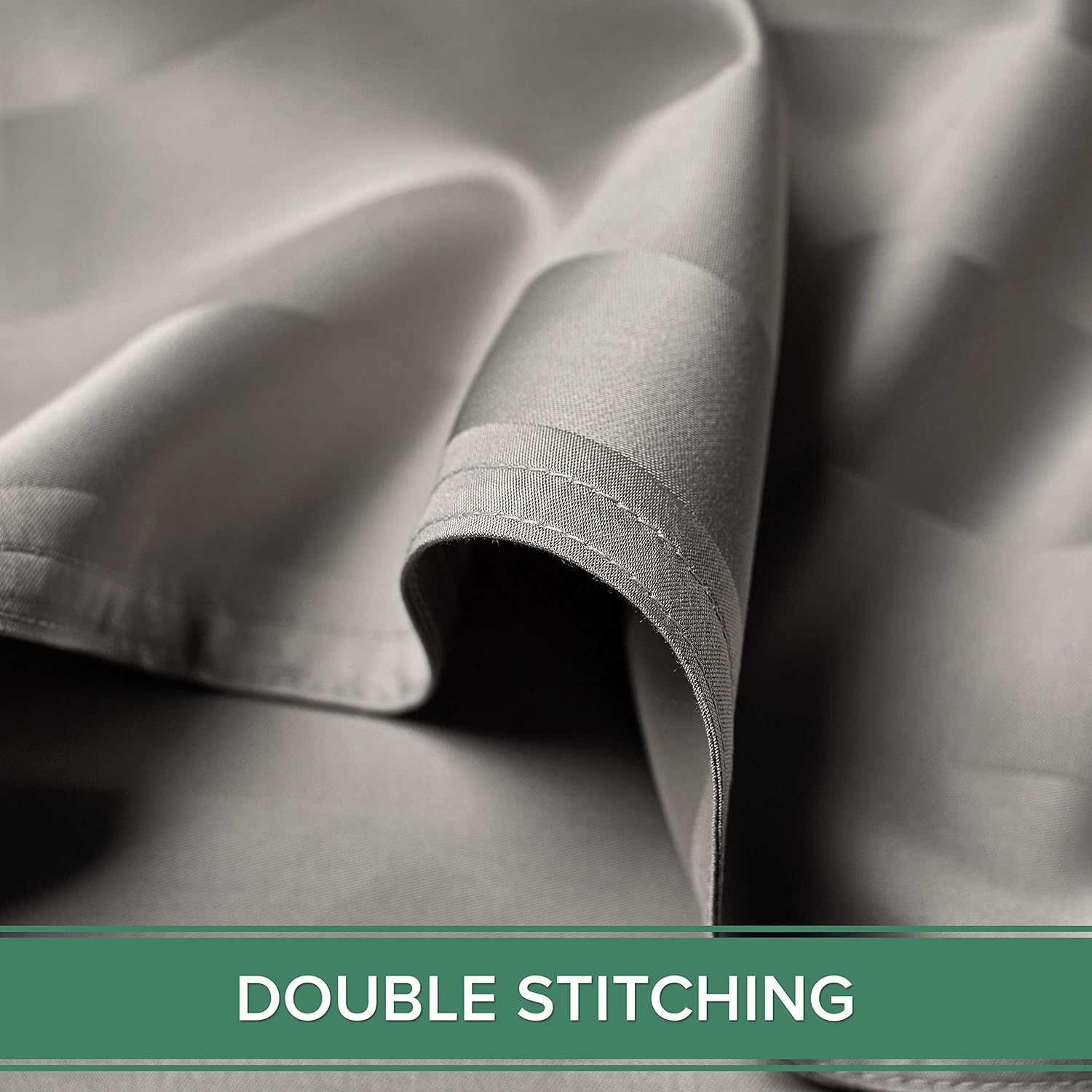 PureBamboo Pure Bamboo Split King Sheets, Genuine 100% Organic Viscose Derived from Bamboo Bed Sheet Set, Soft & Cooling, Double Stitching,…