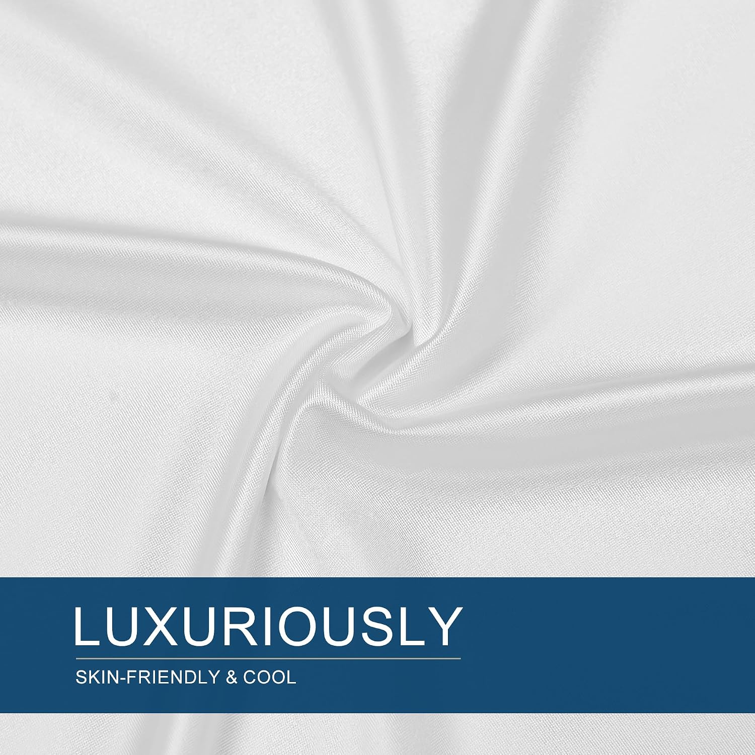 Awvco Body Pillow Cover - Cooling Silky Smooth Satin Pillowcase for Hot Sleepers, Skin & Hair Friendly- Breathable & Stretchy for Al…