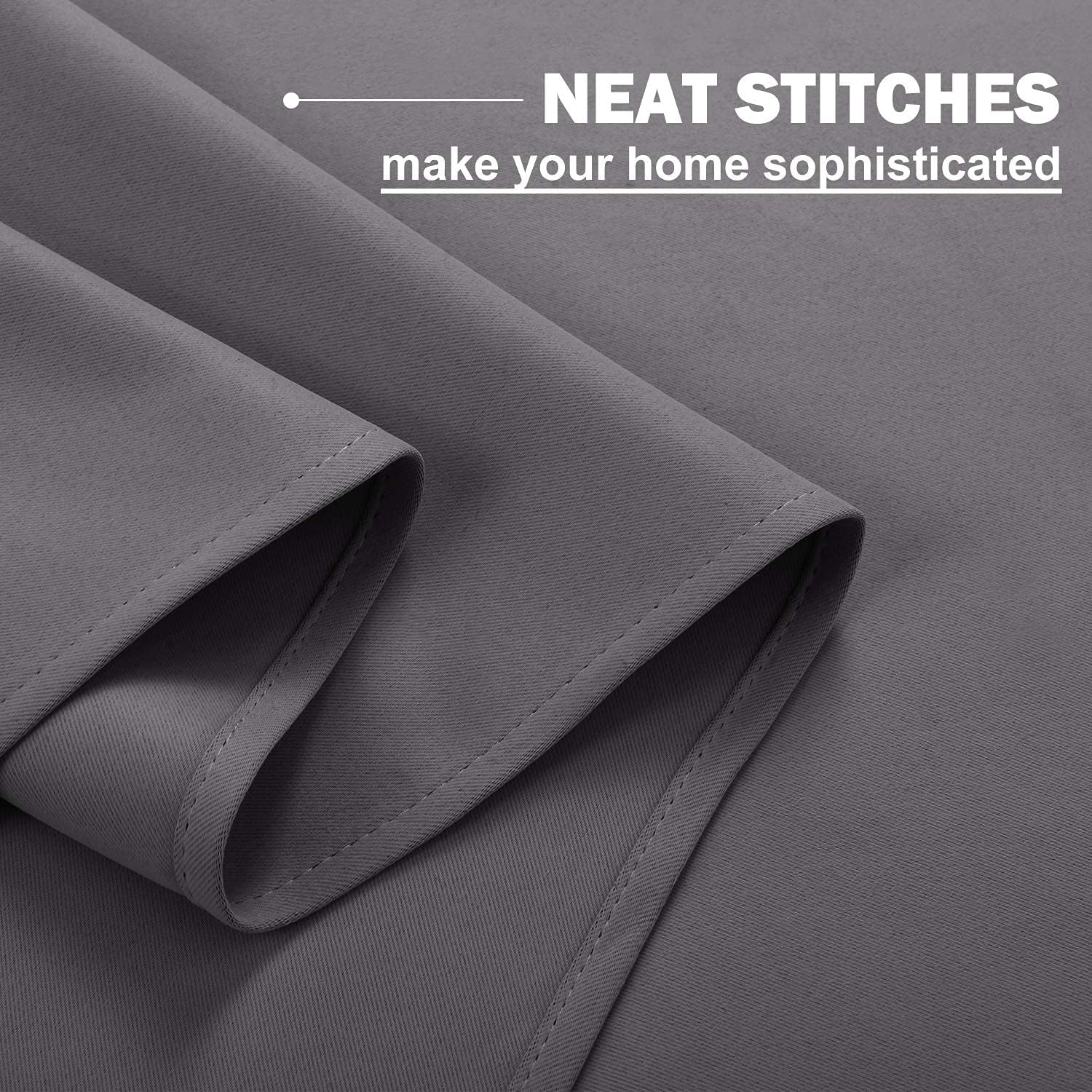 NICETOWN Kitchen Curtains Blackout Drapes - Thermal Insulated Blackout Grommet Curtains Drapes Window Treatment Home Decor for…