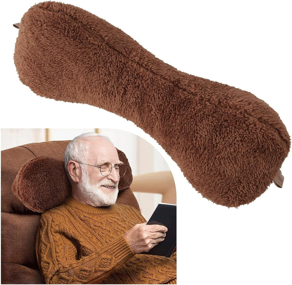 Vcomsoft Couch Neck Pillows Adjustable Cotton Headrest Pillows for Recliner Chairs, Neck Support Pillow for Travel Home Sofa Armchair with…