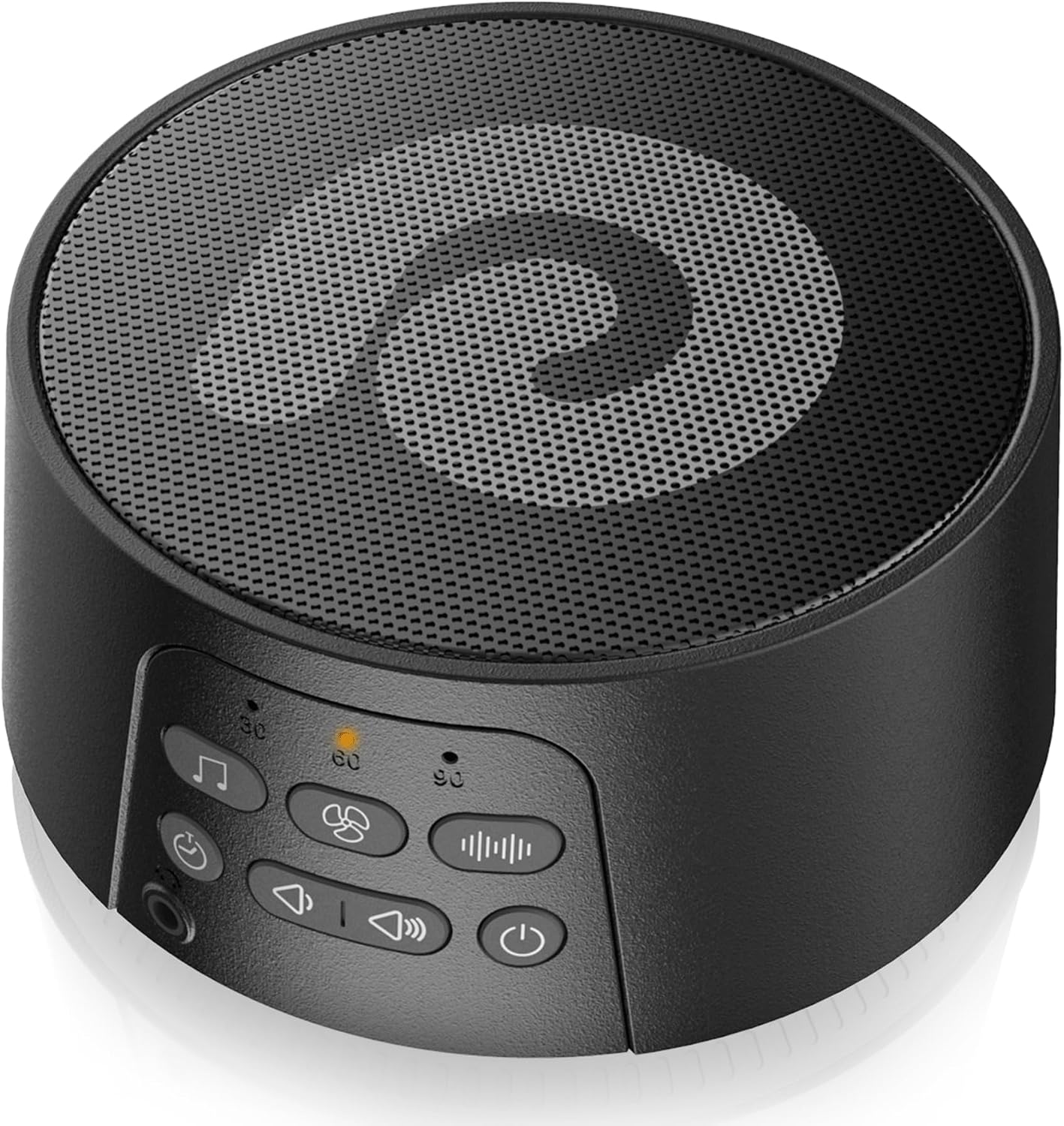 Dreamegg White Noise Machine, Sound Machine for Sleeping Baby, Kids, Adult (D3Pro-Black) 1 Count 2.5 inches Plastic