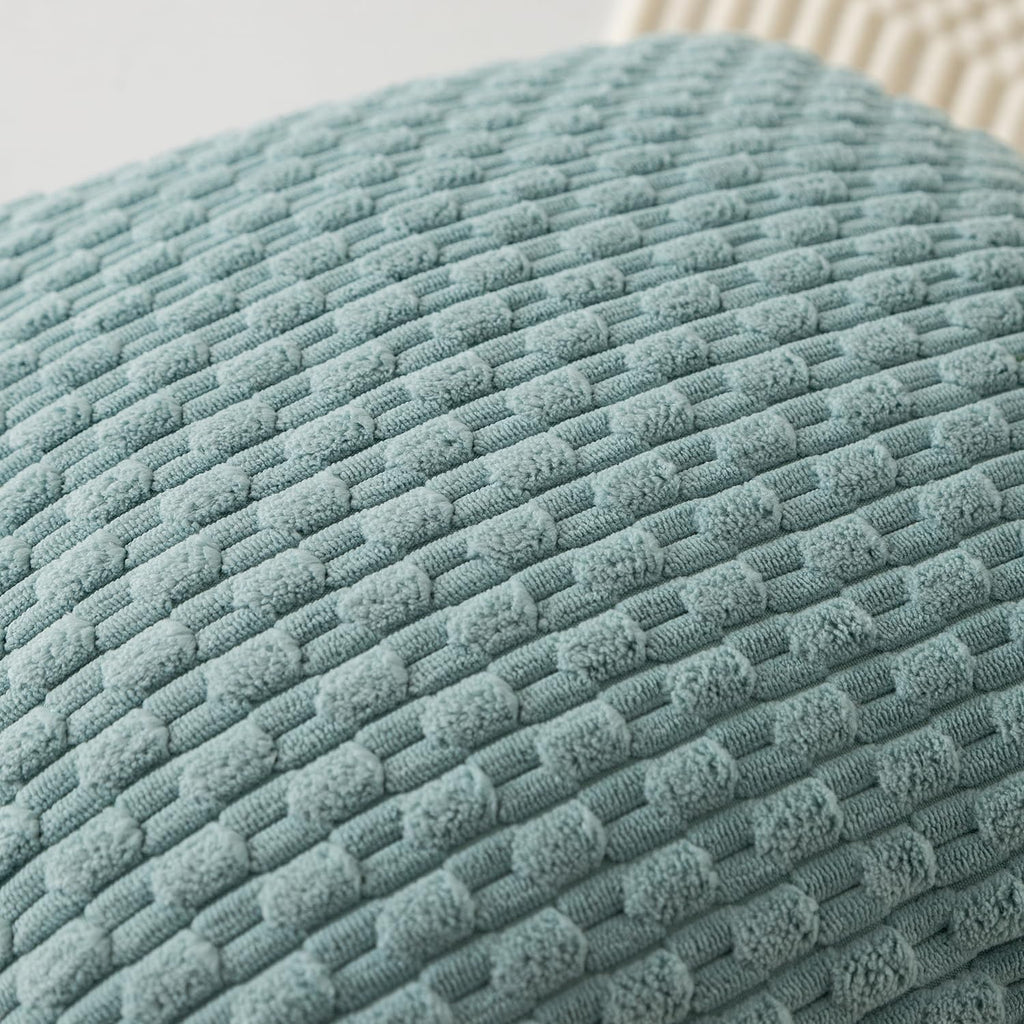KevinTextile Kevin Textile 14x36 Inch Long Lumbar 1 Pack Boho Decorative Throw Pillow Cover Soft Striped Corduroy Rectangle Cushion Case Fa…