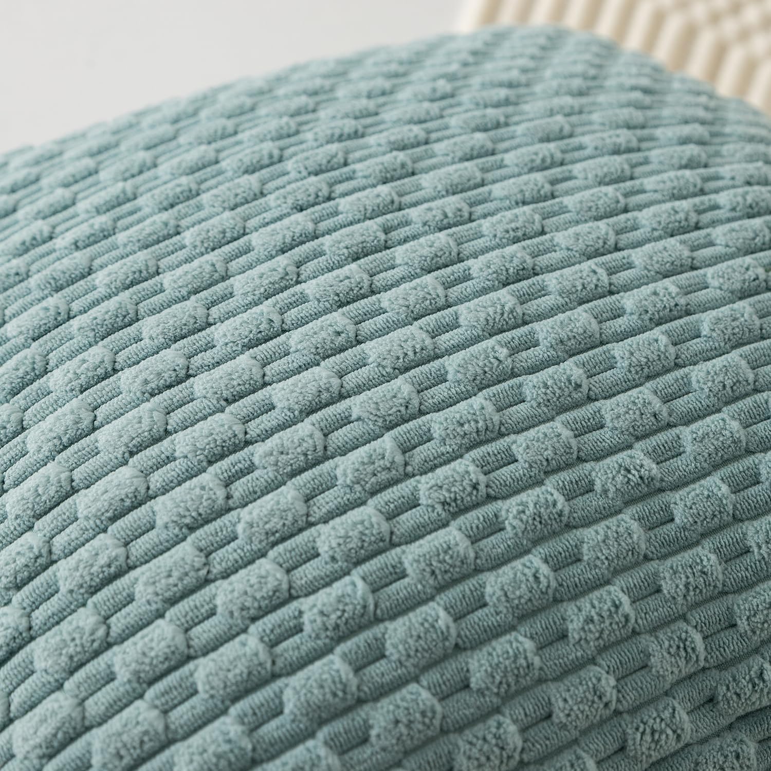 KevinTextile Kevin Textile 14x36 Inch Long Lumbar 1 Pack Boho Decorative Throw Pillow Cover Soft Striped Corduroy Rectangle Cushion Case Fa…