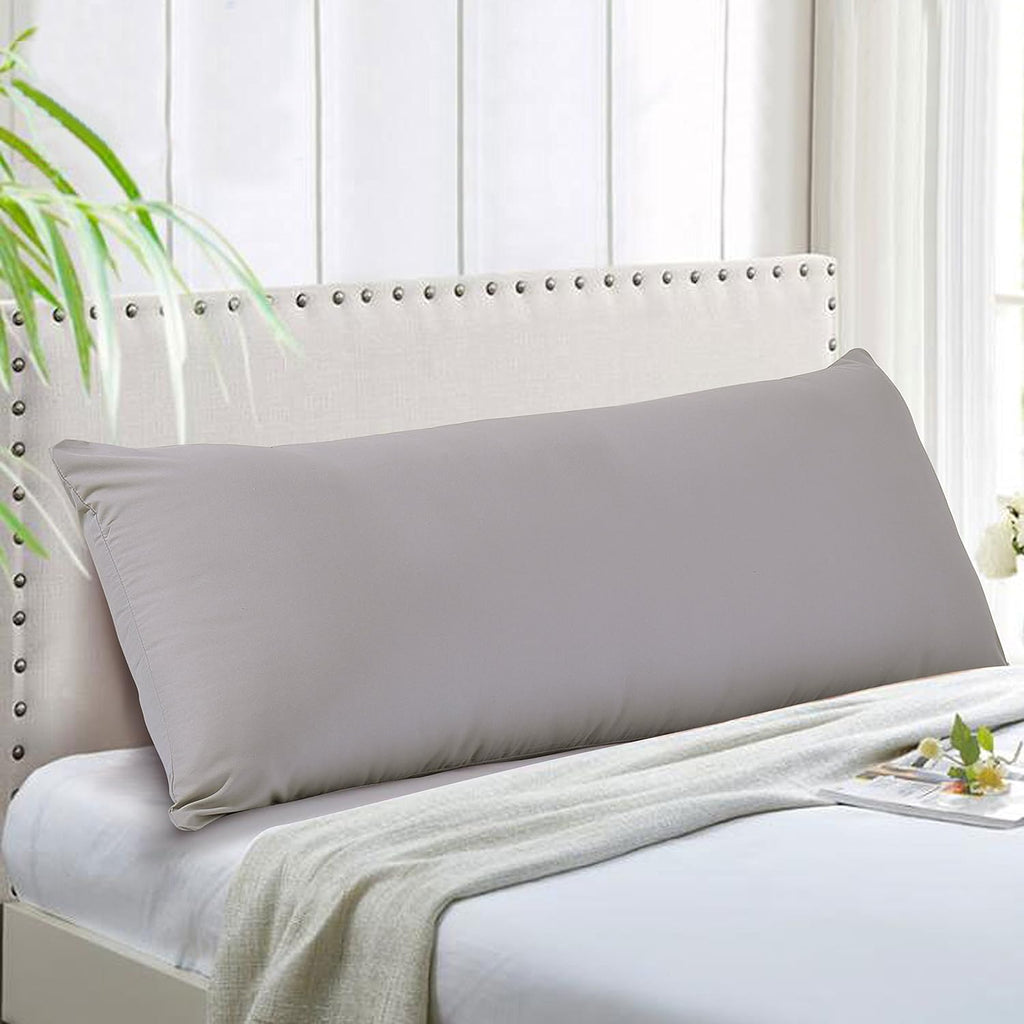 EVOLIVE Body Pillow Cover 21"x54", Ultra Soft Microfiber Pillowcase with Hidden Zipper, Breathable, Machine Washable, for Pregnancy &…