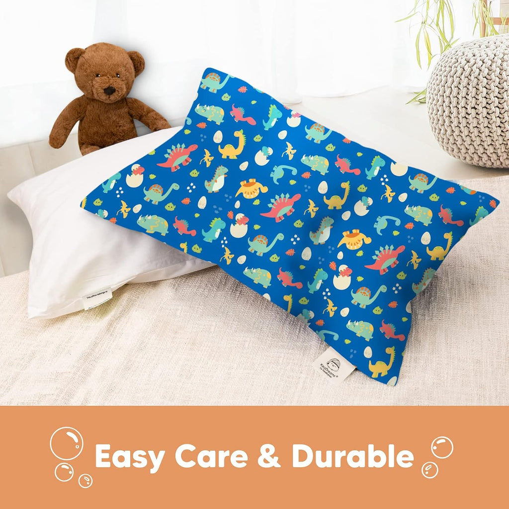 KeaBabies Toddler Pillowcase 13"x18" - Organic Cotton Toddler Pillowcase for Kids, Boys, Girls, Soft & Durable Cotton Cover for Miniature…