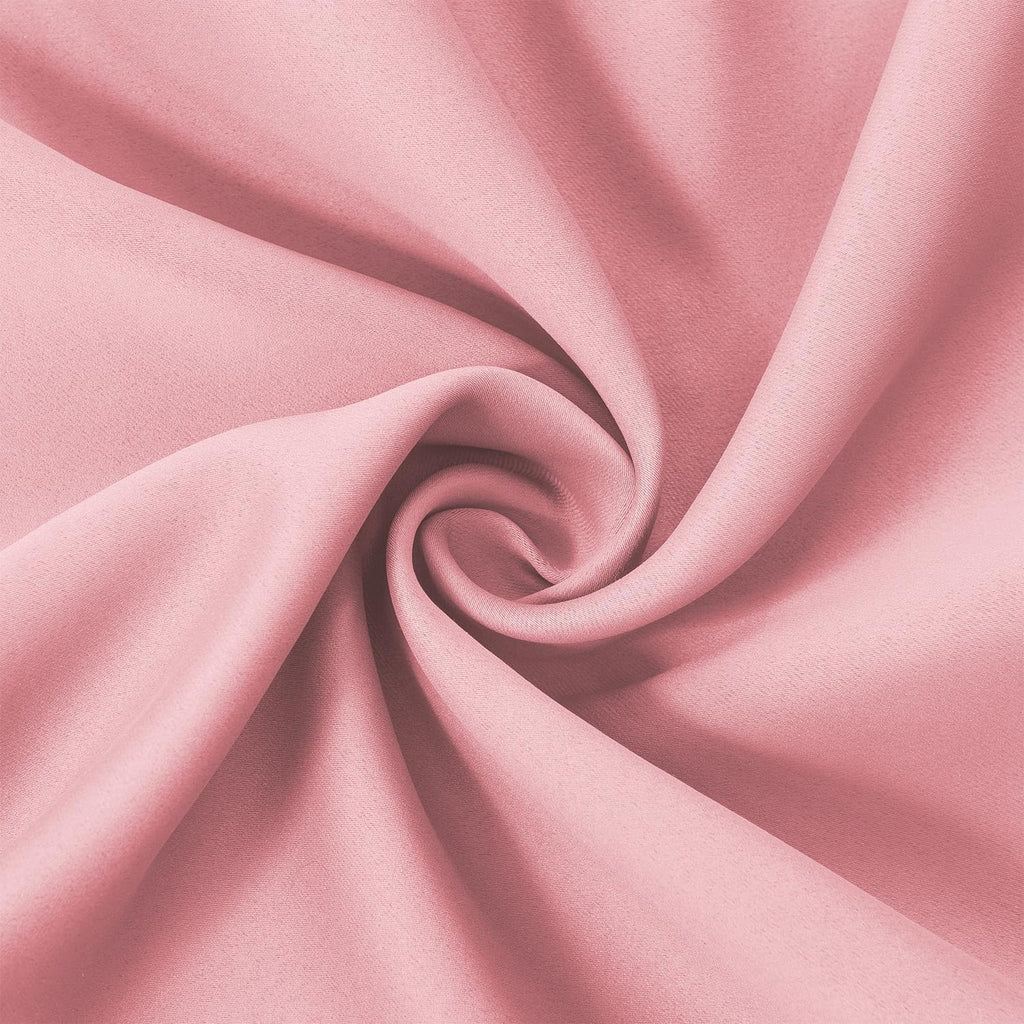 Lemomo Blackout Curtains 66 x 95 inch/Pink Curtains Set of 2 Panels/Thermal Insulated Room Darkening Bedroom Curtains 95 inch Pink