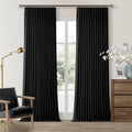 Twodrapes 100 Inch Floor Length Linen Blackout Curtains for Bedroom Pinch Pleated Full Black Out Thermal Insulated Window Drapes Light Bloc…