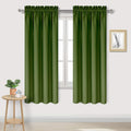 Dwcn Olive Green Room Darkening Blackout Curtains - Thermal Insulated Privacy Energy Saving Window Curtain Drapes 38 x 72 inch Length, Set…