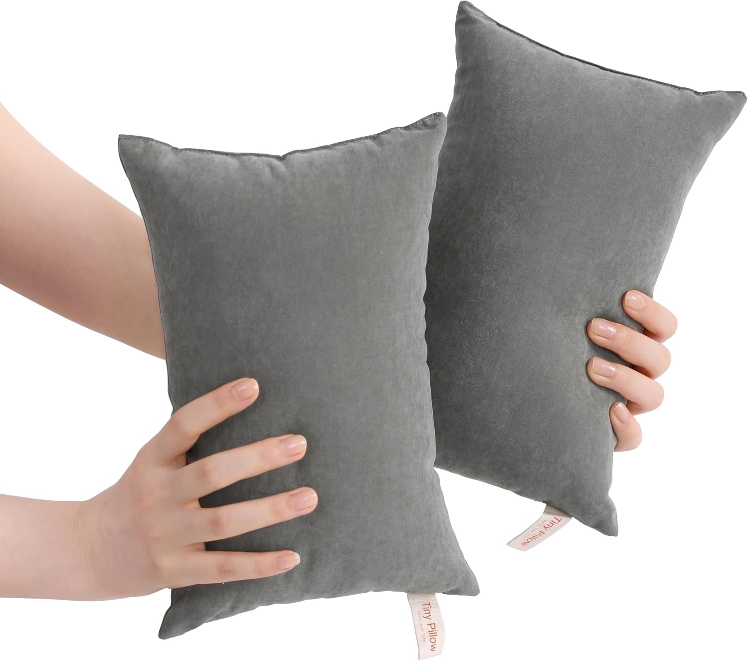 BEDSUM Tiny Pillows, 11x7 Mini Microfiber Small Pillow for Neck and Lumbar Support - Machine Washable Cushion for Office Desk…