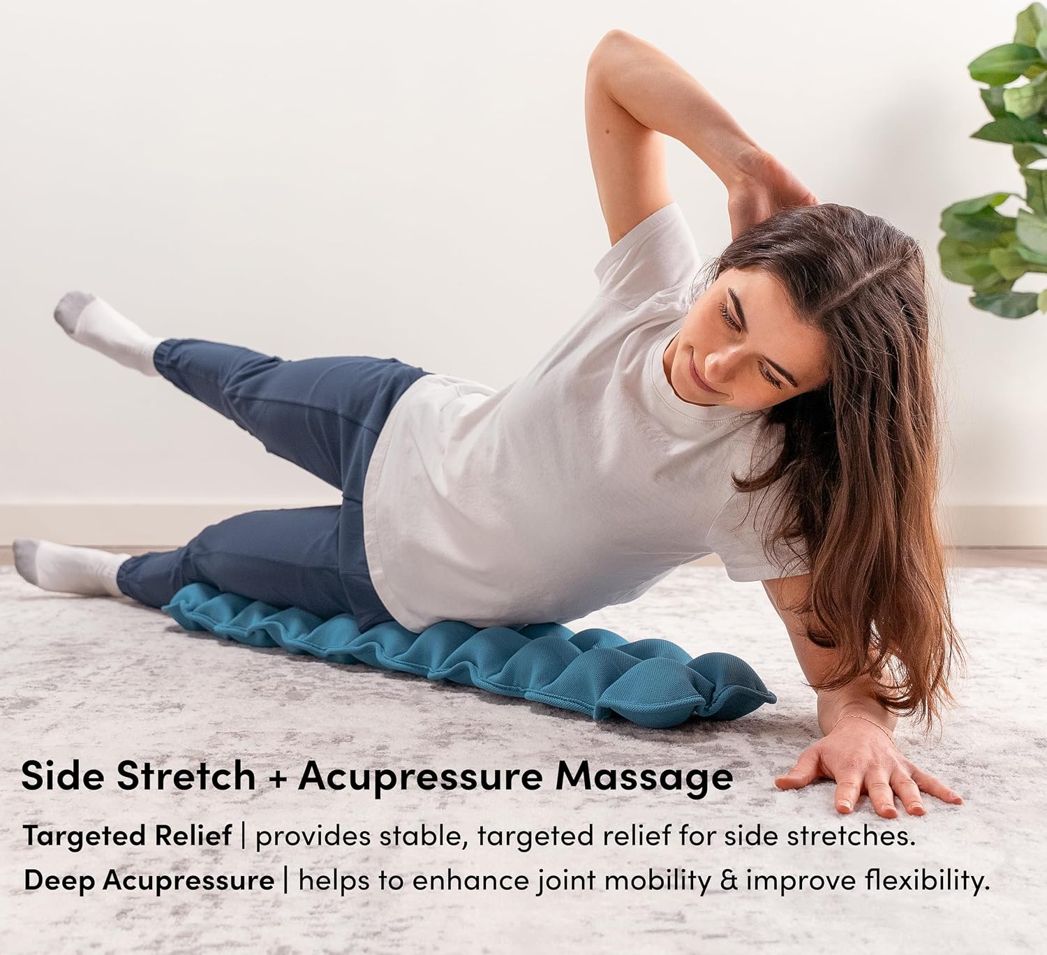 Halo Spine Stretcher for Back, Full Back Decompression, Upper and Lower Back Stretcher, Spine Alignment, and Deep Tissue Acupressure Thera…