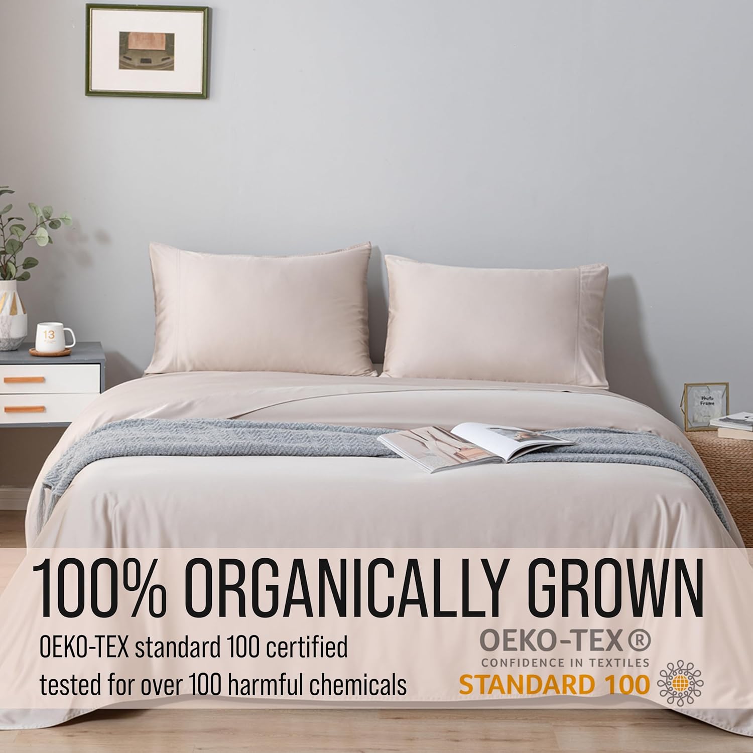 Bella Coterie Luxury Bamboo Viscose Twin XL Size Sheet Set | 100% Organically Grown | Ultra Soft | Cooling for Hot Sleepers | 18" Deep…