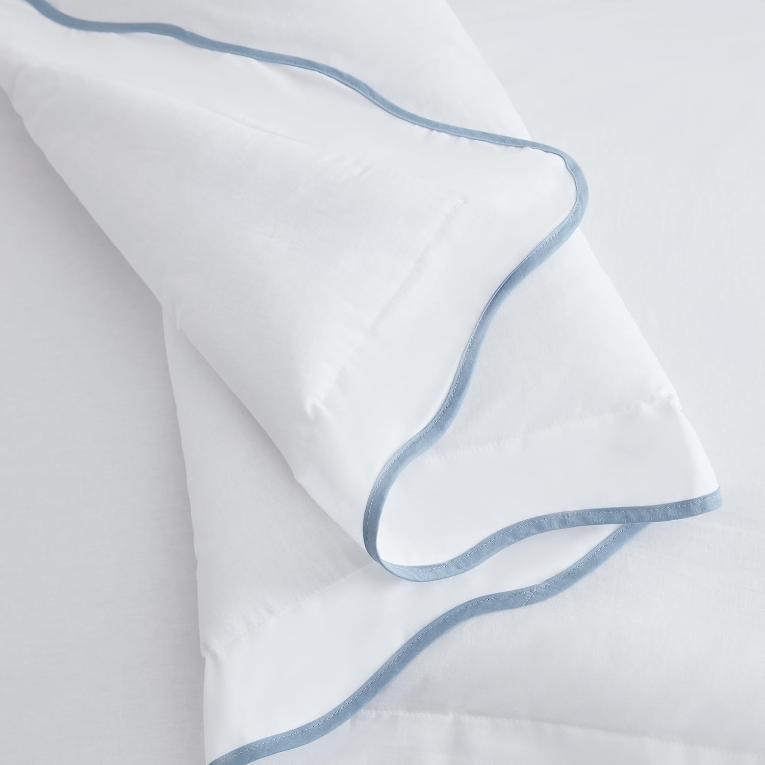 MarthaStewart Martha Stewart - King Duvet Cover Set, Crisp & Smooth Bedding with a Cotton Percale Lightweight Feel, Reversible 3 Piece Bed…