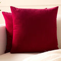 EncasaXO Encasa XO Corduroy Throw Pillows Covers 18"x18", Set of 2 Soft Textured Striped Boho Pillow Covers | Decorative and Cozy Cushion C…
