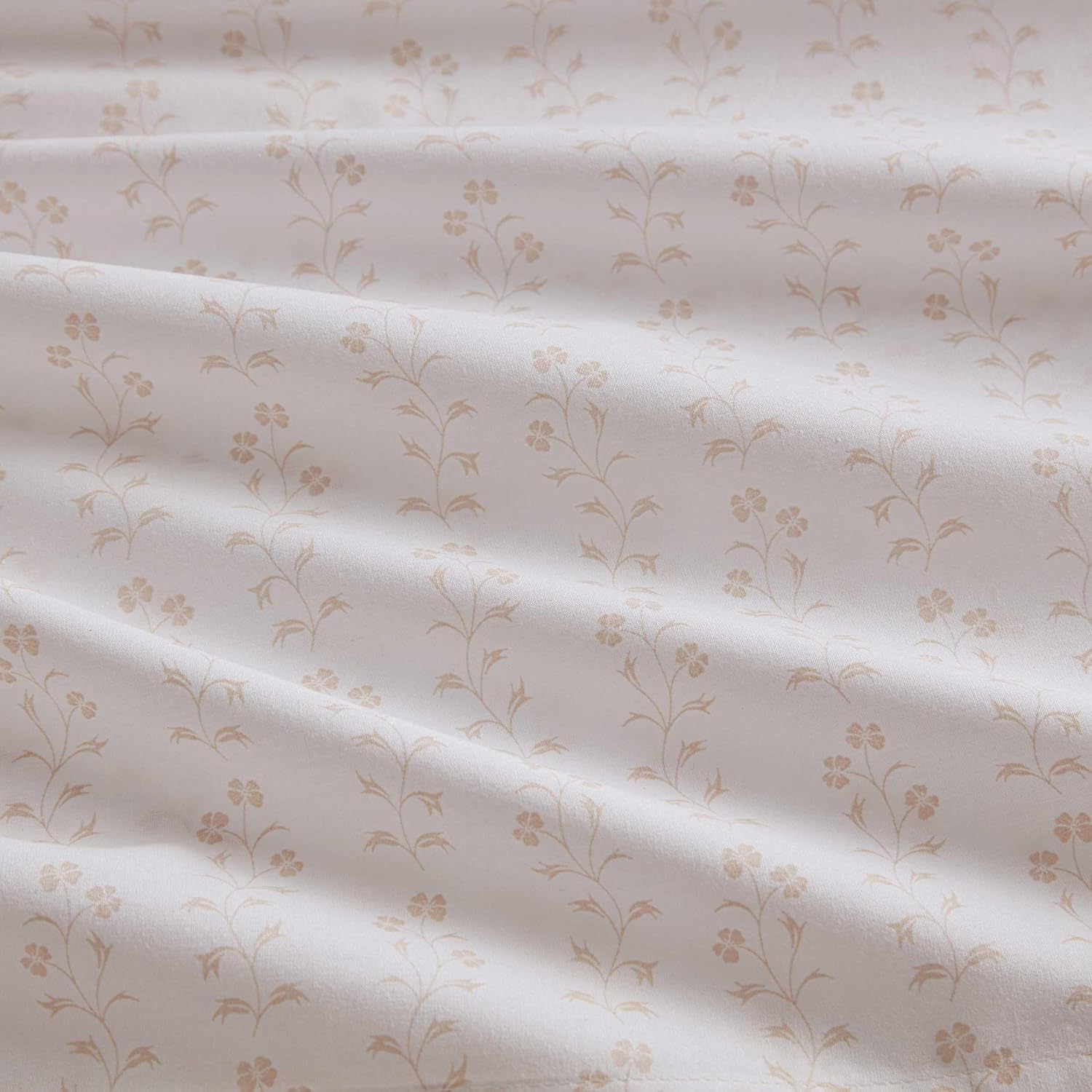 MarthaStewart Martha Stewart - Twin Size Sheets Set, Crisp & Tailored Cooling Sheets w/a Naturally Smooth Cotton Percale Lightweight Feel -…